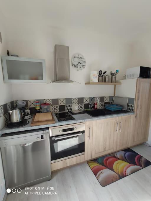 Studio Tribord Le Treport - Vue Mer & Falaises Bagian luar foto